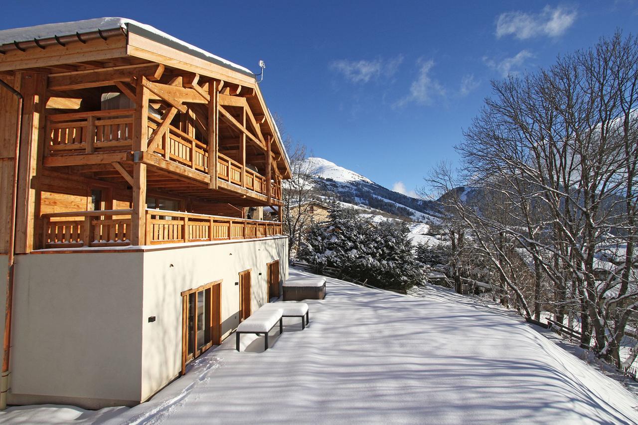 Odalys Chalet Nuance De Blanc Villa Alpe d'Huez Dış mekan fotoğraf